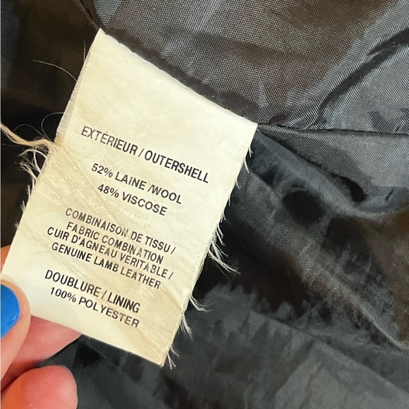 Soia + Kyo Jana Black Wool Jacket size Small - Picture 4 of 5